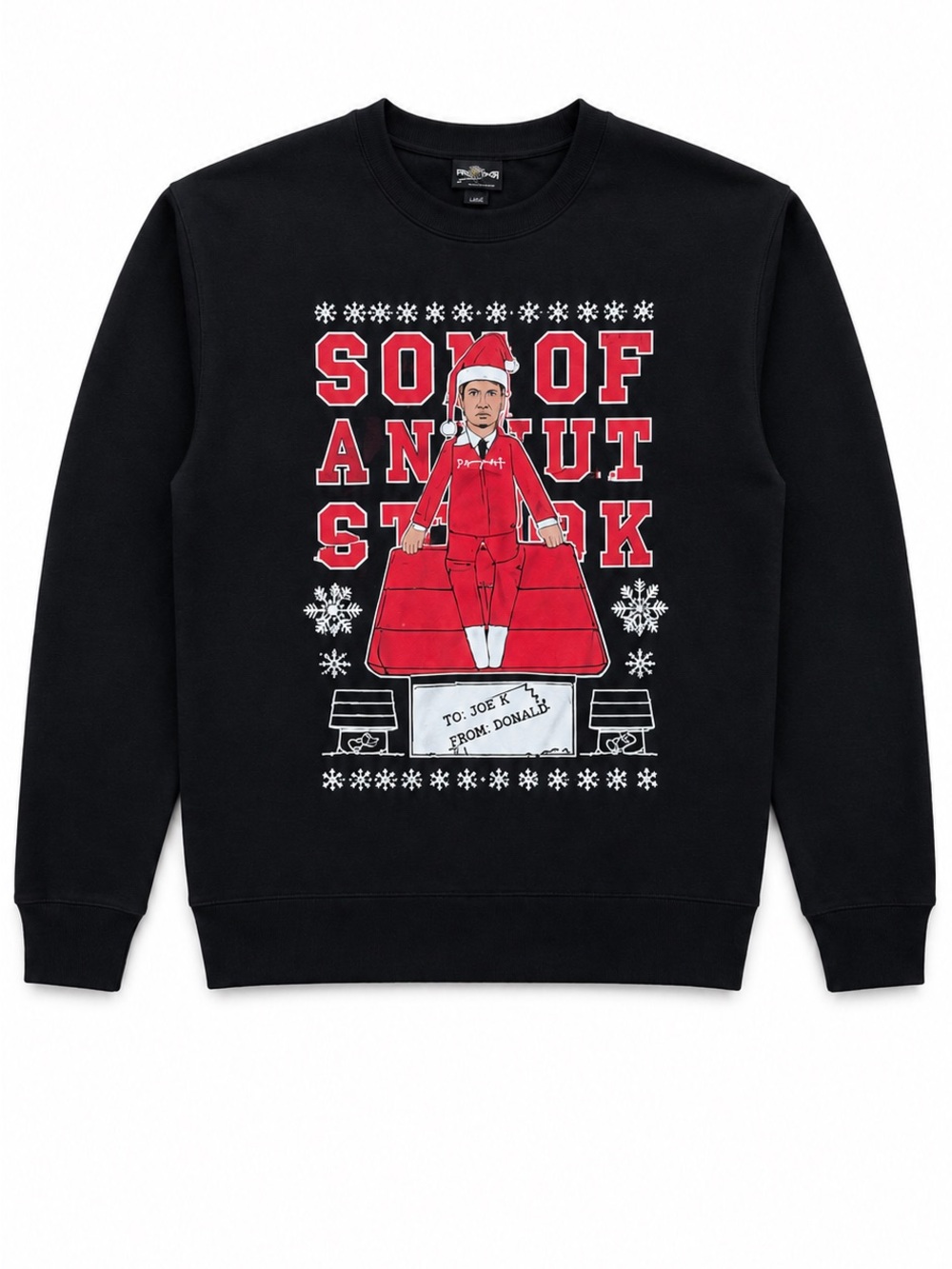 Dogg Supply by Snoop Dogg Ugly Christmas Sweatshirt Snoop On The Stoop 3XL